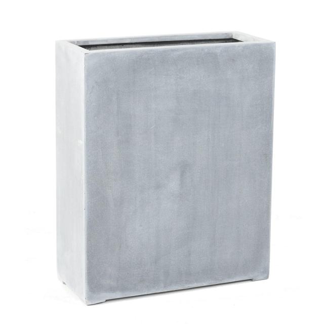JARDINIERE HAUTE FIBER GRIS
