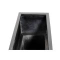 JARDINIERE HAUTE FIBER NOIR