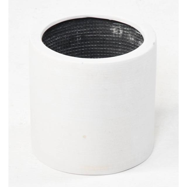 CYLINDRE FIBER BLANC