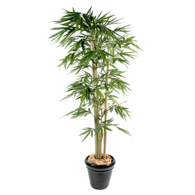 Bambou artificiel*3 FEUILLE LARGE