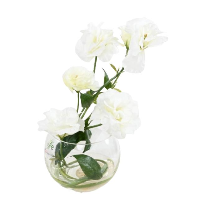 Centre de Table Lisianthus Artificiel