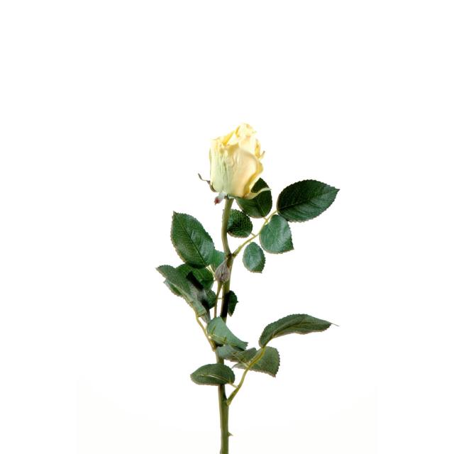 Rose Artificielle Joey Bouton Jaune