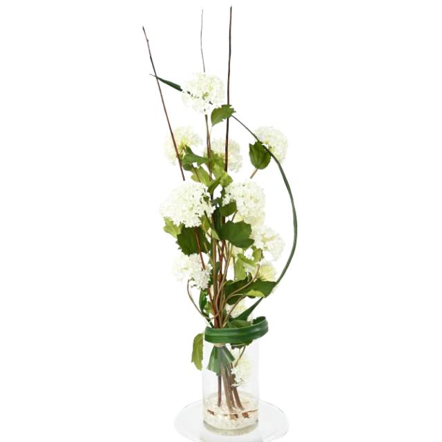 Bouquet Artificiel Viburnum Blanc