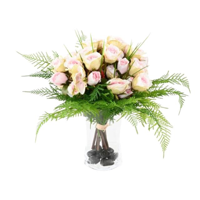 Bouquet Artificiel Roses Roses