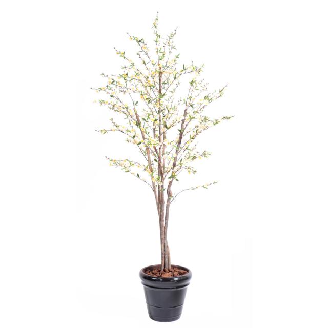 Cerisier Artificiel en Fleurs Blanches