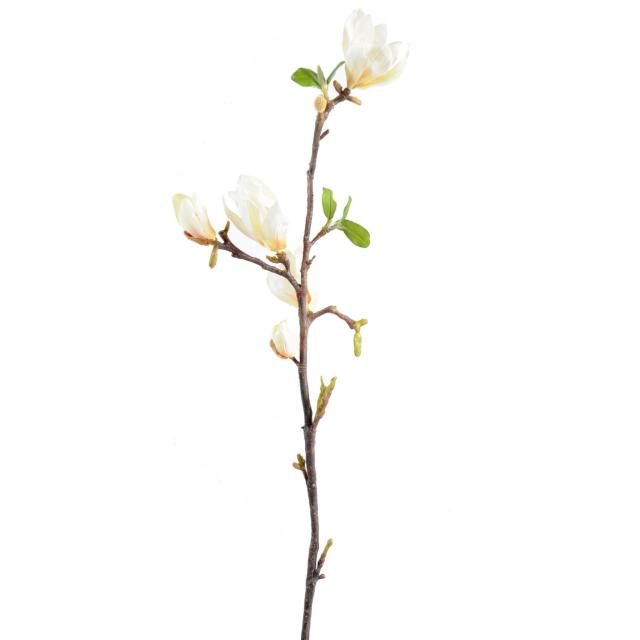 Brin de Magnolia Artificiel, 5 Fleurs