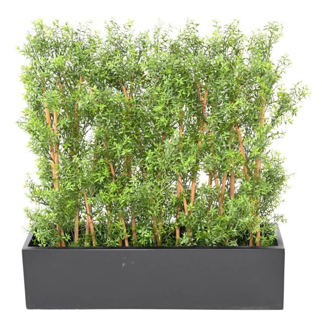 Pegane - Plante artificielle haute gamme Spécial extérieur en Bambou  artificiel, couleur verte - Dim : 150 x 75 cm - Plantes et fleurs  artificielles - Rue du Commerce