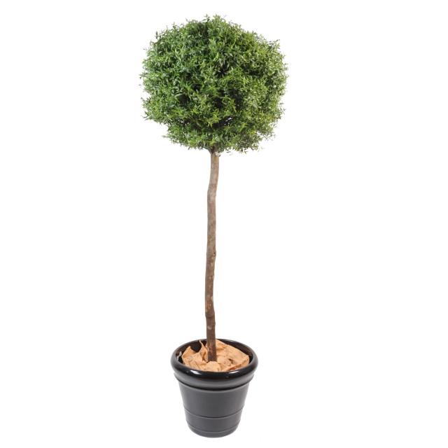 Eucalyptus Artificiel Tête Boule PLAST Tige