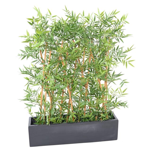 Bambou Artificiel Japanese PLAST Haie UV Socle 70