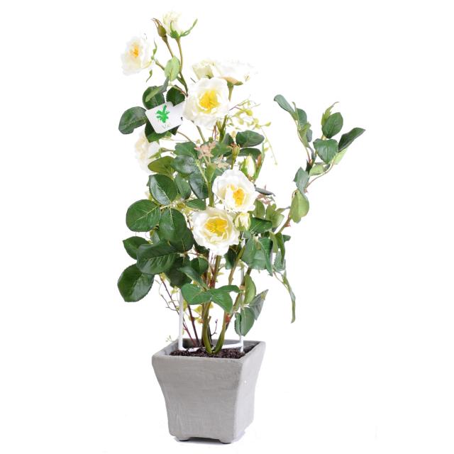 Rosier artificiel EN POT 50 CM