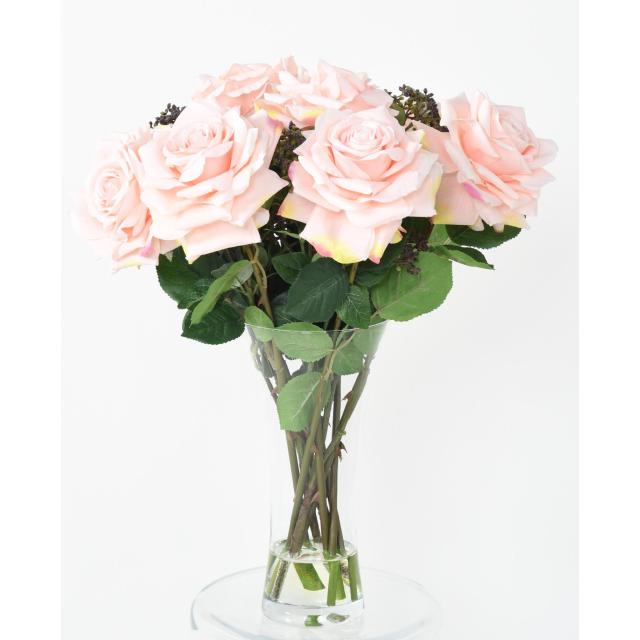 BOUQUET Artificiel ROSES ROMANCES ROSE
